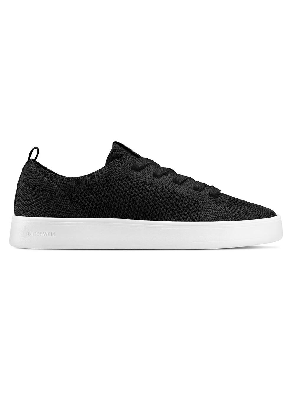 Giesswein Merino Wool Sneakers Knit Antibacterial Low Top Lace Up Black 11